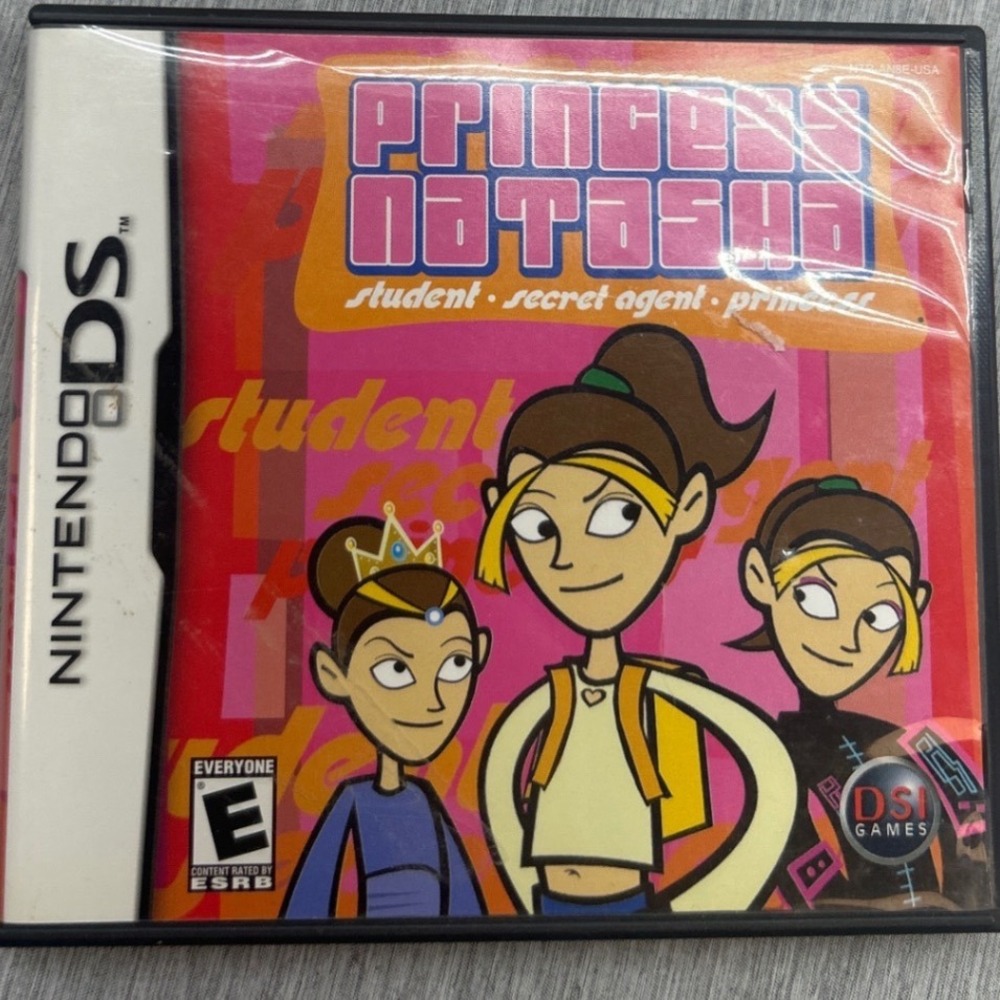 Princess Natasha Student Secret Agent Princess Nintendo DS Game Complete CIB